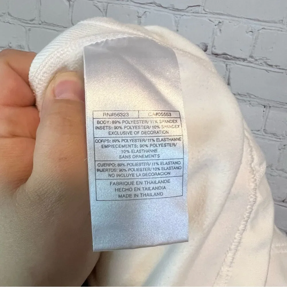Nike Fit Dry White Tech Fleece Sweater Girls size Large (12-14)